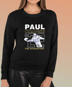 Paul Krause Paul Krause The Interceptor 22 T Shirt 1