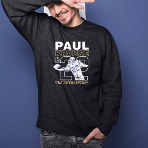 Paul Krause Paul Krause The Interceptor 22 T Shirt 2