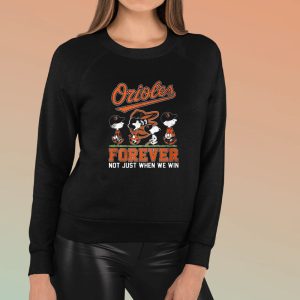 Peanuts Orioles Forever Not Just When We Win T Shirt 1