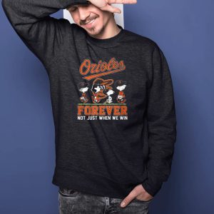 Peanuts Orioles Forever Not Just When We Win T-Shirt