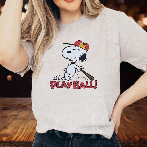 Peanuts Snoopy Play Ball T-Shirt