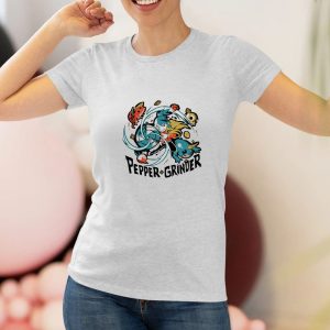 Pepper Grinder Drill Rush Cute Girl T-shirt