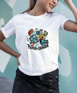 Pepper Grinder Drill Rush Cute Girl T shirt 2