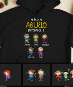 Personalized Abuelo Abuela Spanish Grandma Grandpa Belongs Hoodie 1