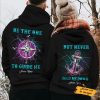 Personalized Anchor Compass Love Couple Hoodie