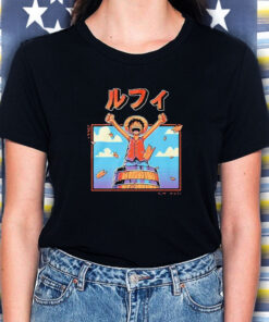 Pixelated King Of The Pirates Yuri Santos T Shirt 2