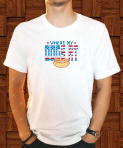 PlanBri Uncut WHERE MY DOGS AT USA T-SHIRT 1 PlanBri Uncut WHERE MY DOGS AT USA T SHIRT 2