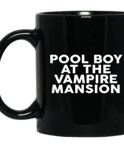 Pool Boy At The Vampire Mansion Mugs 1