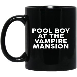 Pool Boy At The Vampire Mansion Mugs 1