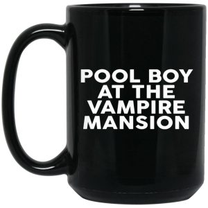 Pool Boy At The Vampire Mansion Mugs 2