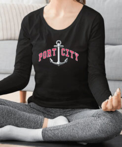 Port City Anchor Logo T Shirt 1