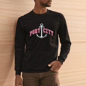 Port City Anchor Logo T Shirt 2