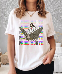 Pride Month Ride Moth T Shirt 1