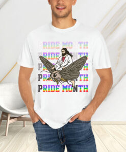 Pride Month Ride Moth T Shirt 2