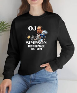 Rip Oj Simpson 1947 2024 T Shirt 1