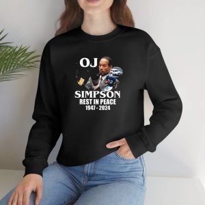 Rip Oj Simpson 1947 2024 T Shirt 1