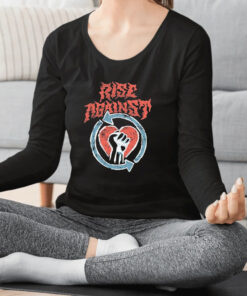 Rise Against Chalk Heartfist Shirts 1