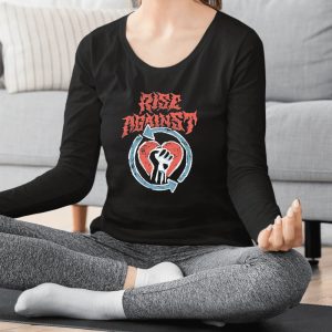 Rise Against Chalk Heartfist Shirts