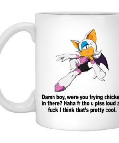 Rogue The Bat Damn Boy Were You Frying Chicken In There Mugs 1