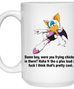 Rogue The Bat Damn Boy Were You Frying Chicken In There Mugs 2
