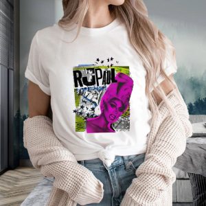 Rupaul Comic Collage T Shirt 1