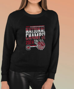 SOUTH CAROLINA WOMENS BASKETBALL 2024 NATIONAL CHAMPIONS SWISH SHIRTS 1
