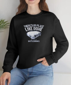 ST LOUIS BATTLEHAWKS THERES NO PLACE LIKE DOME T SHIRT 2