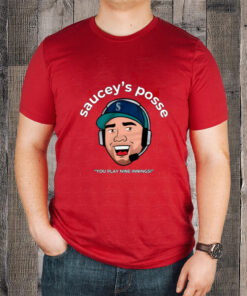 Saucey’S Posse You Play Nine Innings T-Shirt 1 Saucey'S Posse You Play Nine Innings T Shirt 2