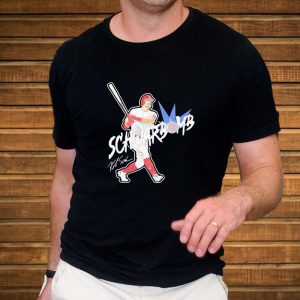 Schwarbomb Baseball Player Signature Images T-Shirt