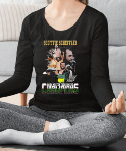 Scottie Scheffler 2024 Master Tournament Champions T Shirt 1