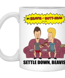 Settle Down Beavis Mugs 1