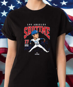 Shohei Ohtani 27 Los Angeles Shotime Baseball T Shirt 1