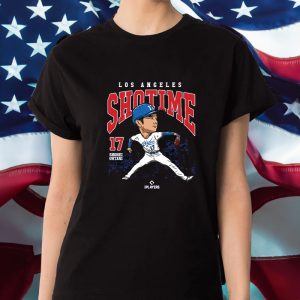 Shohei Ohtani 27 Los Angeles Shotime Baseball T-Shirt