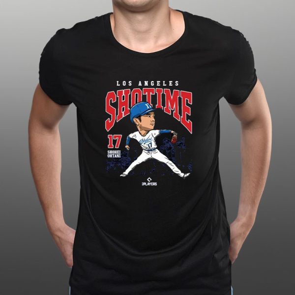 Shohei Ohtani 27 Los Angeles Shotime Baseball T-Shirt