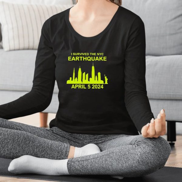 Skill Issue I Survived The Nyc Earthquake April 5Th 2024 Shirts