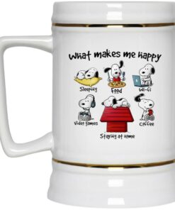 Snoopy What Makes Me Happy Mug 4