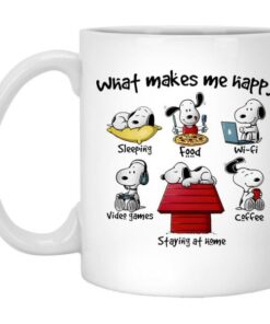 Snoopy What Makes Me Happy Mug 5