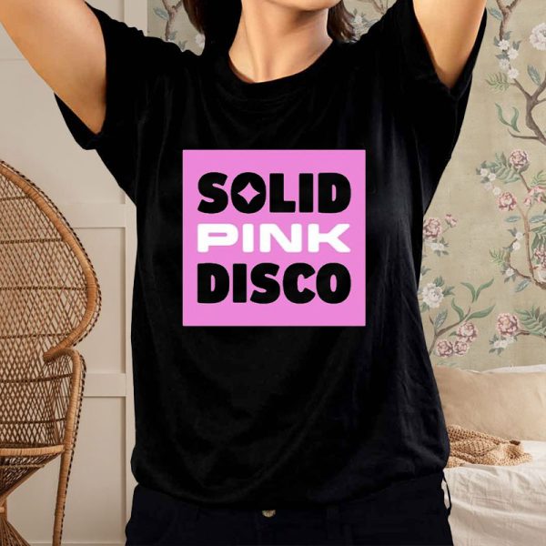 Solid Pink Disco T-Shirt