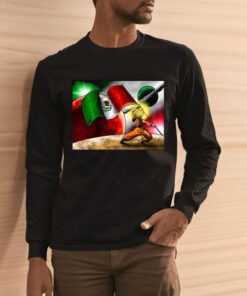 Son Goku Dragon Ball With Mexico Flag In Universe T Shirt 1