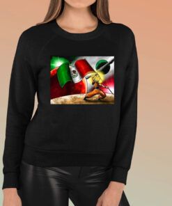 Son Goku Dragon Ball With Mexico Flag In Universe T Shirt 2