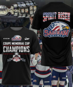 Spirit Resen Saginaw 2024 Memorial Cup Champions T Shirt 1