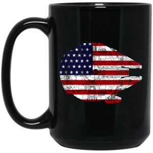 Star Wars Ships America Flag Mugs