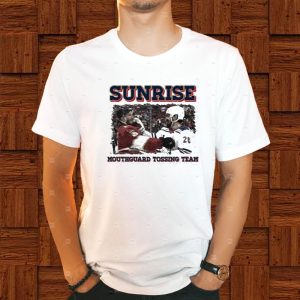 Sunrise Tkachuk Mouthguard Mouthguard Tossing Team T-Shirt