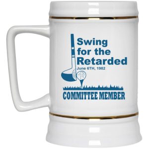 Swing For The Retarded June 6th 1982 Committee Member Mugs 3