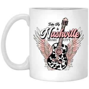 Take Me To Nashville Music City Guitar Mugs 1