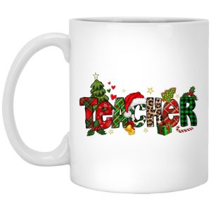 Teacher Christmas Mugs