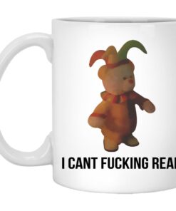 Teddy Bear I Cant Fucking Read Mugs 1
