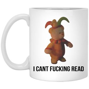 Teddy Bear I Cant Fucking Read Mugs 1