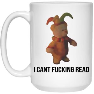 Teddy Bear I Cant Fucking Read Mugs 3