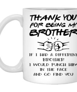 Thank You For Being My Brother Mug 1